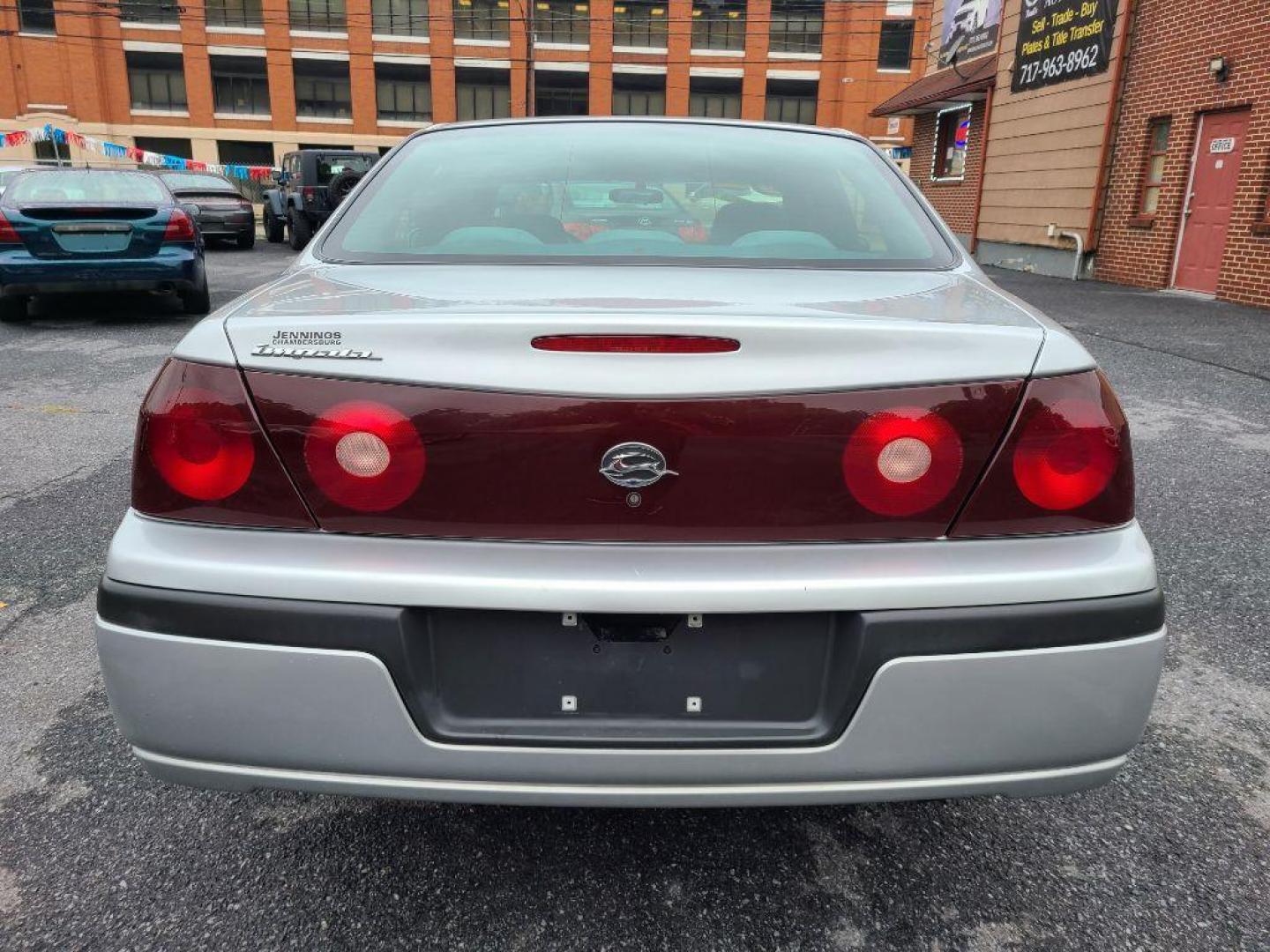 2002 SILVER CHEVROLET IMPALA SDN (2G1WF52E429) with an 3.4L engine, Automatic transmission, located at 117 North Cameron Street, Harrisburg, PA, 17101, (717) 963-8962, 40.267021, -76.875351 - WE FINANCE!!! Good Credit/ Bad Credit/ No Credit - ALL Trade-Ins Welcomed!!! ***Guaranteed Credit Approval*** APPLY ONLINE or CALL us TODAY ;) Internet Prices and Marketplace Prices are SPECIAL discounted ***CASH DEALS*** Retail Prices are higher. Please call us to discuss your cash and finan - Photo#3