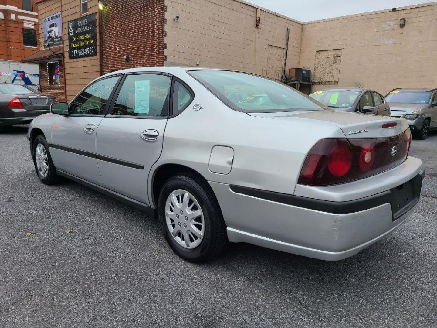 2003 SILVER CHEVROLET IMPALA SDN (2G1WF52E939) with an 3.4L engine, Automatic transmission, located at 117 North Cameron Street, Harrisburg, PA, 17101, (717) 963-8962, 40.267021, -76.875351 - WE FINANCE!!! Good Credit/ Bad Credit/ No Credit - ALL Trade-Ins Welcomed!!! ***Guaranteed Credit Approval*** APPLY ONLINE or CALL us TODAY ;) Internet Prices and Marketplace Prices are SPECIAL discounted ***CASH DEALS*** Retail Prices are higher. Please call us to discuss your cash and finan - Photo#2