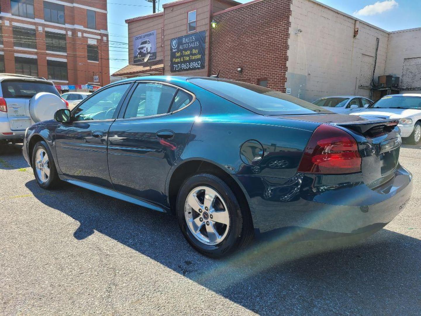 2006 GREEN PONTIAC GRAND PRIX BASE (2G2WP552561) with an 3.8L engine, Automatic transmission, located at 117 North Cameron Street, Harrisburg, PA, 17101, (717) 963-8962, 40.267021, -76.875351 - WE FINANCE!!! Good Credit/ Bad Credit/ No Credit - ALL Trade-Ins Welcomed!!! ***Guaranteed Credit Approval*** APPLY ONLINE or CALL us TODAY ;) Internet Prices and Marketplace Prices are SPECIAL discounted ***CASH DEALS*** Retail Prices are higher. Please call us to discuss your cash and finan - Photo#2