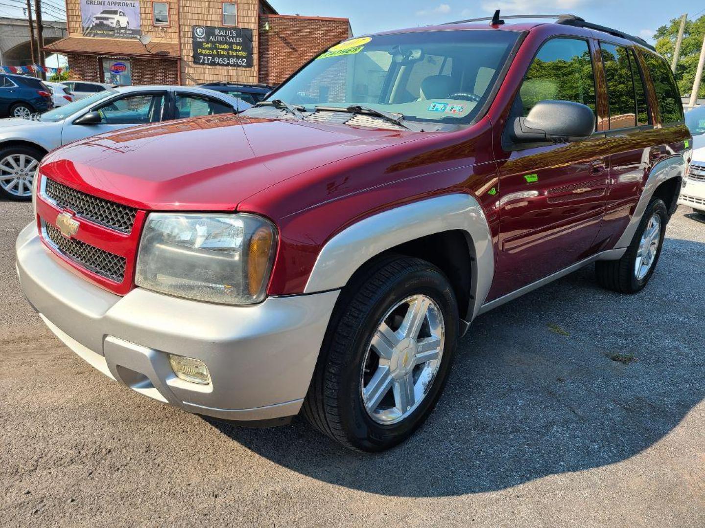 2007 RED CHEVROLET TRAILBLAZER LS (1GNDT13S872) with an 4.2L engine, Automatic transmission, located at 117 North Cameron Street, Harrisburg, PA, 17101, (717) 963-8962, 40.267021, -76.875351 - WE FINANCE!!! Good Credit/ Bad Credit/ No Credit - ALL Trade-Ins Welcomed!!! ***Guaranteed Credit Approval*** APPLY ONLINE or CALL us TODAY ;) Internet Prices and Marketplace Prices are SPECIAL discounted ***CASH DEALS*** Retail Prices are higher. Please call us to discuss your cash and finan - Photo#0