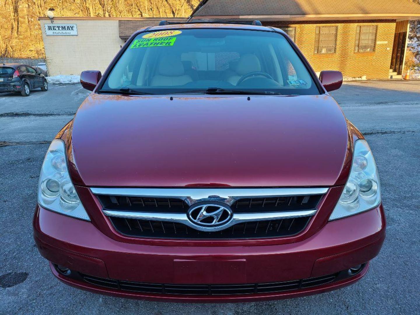 2008 RED HYUNDAI ENTOURAGE GLS (KNDMC233886) with an 3.8L engine, Automatic transmission, located at 7981 Paxton Street, Harrisburg, PA, 17111, (717) 561-2926, 40.261490, -76.749229 - Photo#7