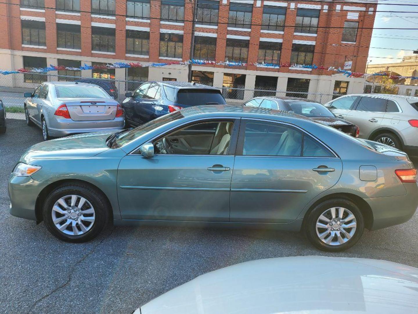 2010 GREEN TOYOTA CAMRY BASE (4T1BF3EK2AU) with an 2.5L engine, Automatic transmission, located at 7981 Paxton Street, Harrisburg, PA, 17111, (717) 561-2926, 40.261490, -76.749229 - Photo#1