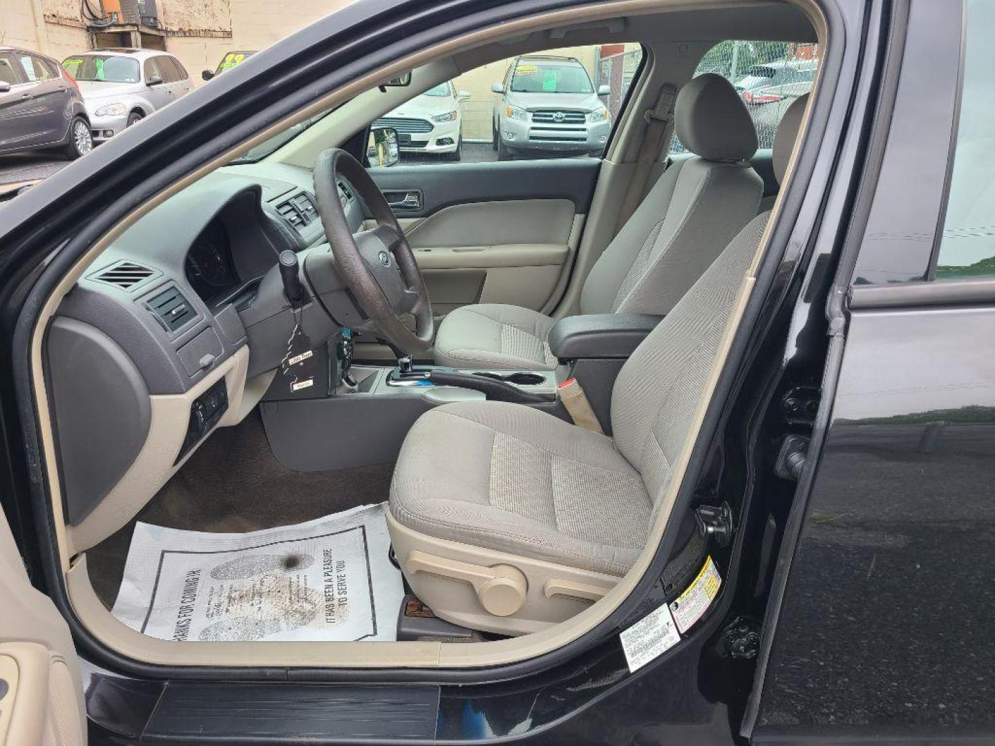 2011 BLACK FORD FUSION S (3FAHP0GAXBR) with an 2.5L engine, Automatic transmission, located at 117 North Cameron Street, Harrisburg, PA, 17101, (717) 963-8962, 40.267021, -76.875351 - Photo#12