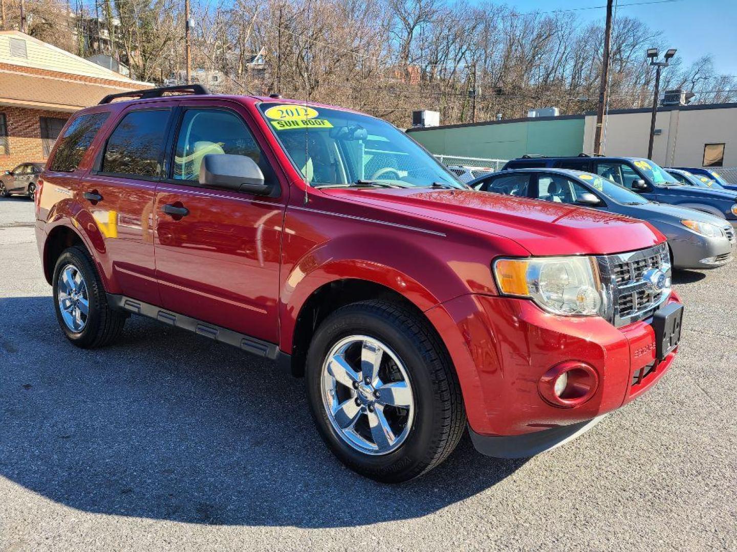 2012 RED FORD ESCAPE XLT (1FMCU0D74CK) with an 2.5L engine, Automatic transmission, located at 7981 Paxton Street, Harrisburg, PA, 17111, (717) 561-2926, 40.261490, -76.749229 - Photo#6