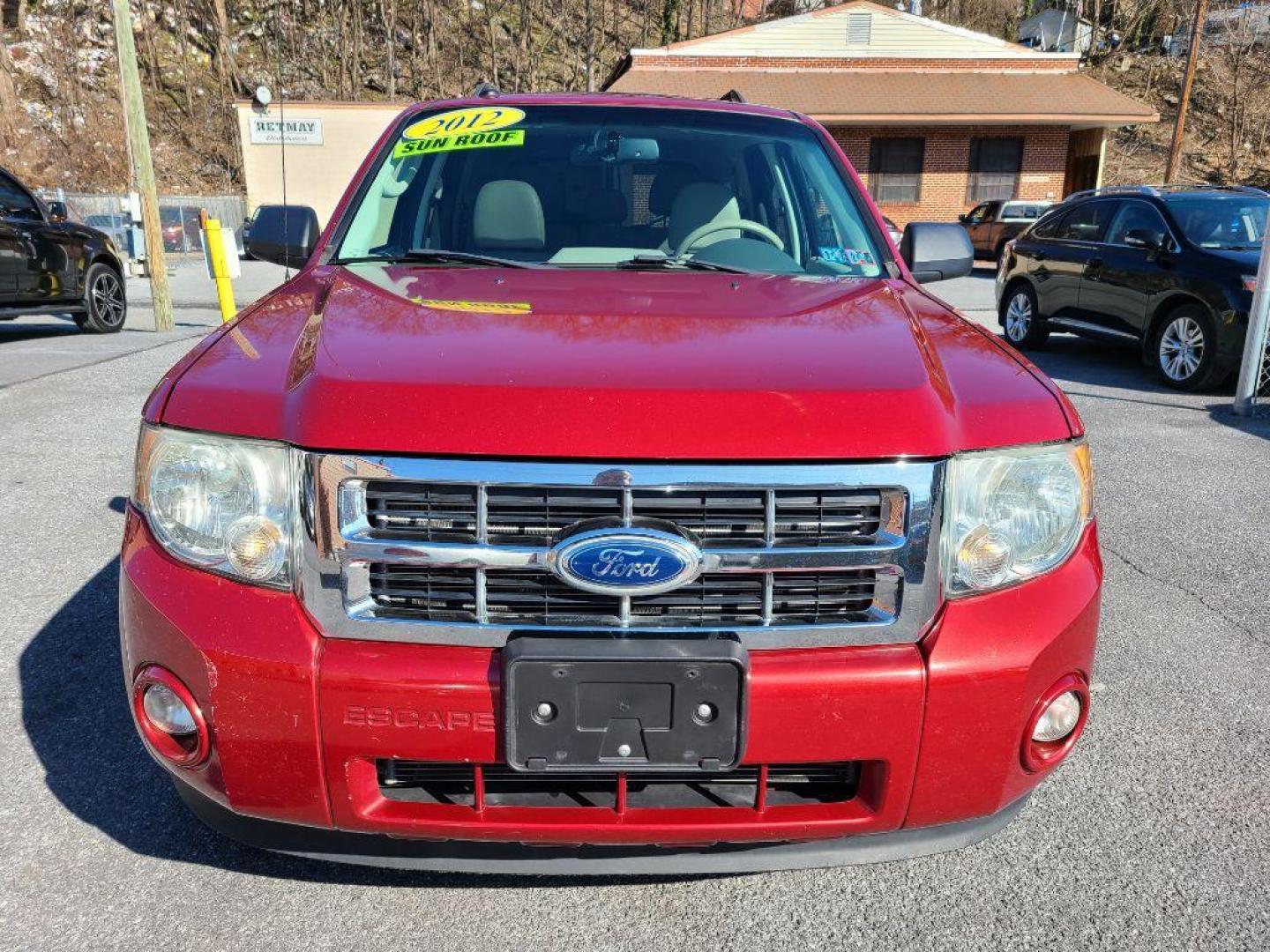 2012 RED FORD ESCAPE XLT (1FMCU0D74CK) with an 2.5L engine, Automatic transmission, located at 7981 Paxton Street, Harrisburg, PA, 17111, (717) 561-2926, 40.261490, -76.749229 - Photo#7