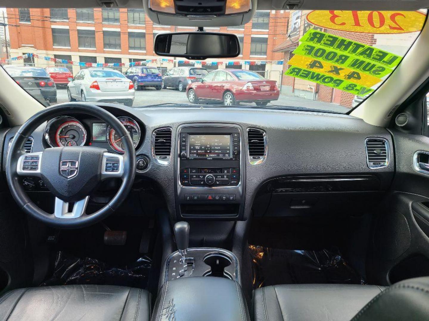 2013 BLACK DODGE DURANGO CREW (1C4SDJDT9DC) with an 5.7L engine, Automatic transmission, located at 117 North Cameron Street, Harrisburg, PA, 17101, (717) 963-8962, 40.267021, -76.875351 - WE FINANCE!!! Good Credit/ Bad Credit/ No Credit - ALL Trade-Ins Welcomed!!! ***Guaranteed Credit Approval*** APPLY ONLINE or CALL us TODAY ;) Internet Prices and Marketplace Prices are SPECIAL discounted ***CASH DEALS*** Retail Prices are higher. Please call us to discuss your cash and finan - Photo#14