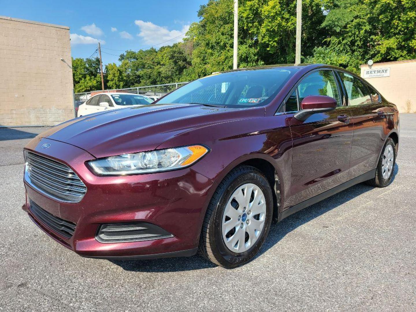 2013 MAROON FORD FUSION S (3FA6P0G76DR) with an 2.5L engine, Automatic transmission, located at 117 North Cameron Street, Harrisburg, PA, 17101, (717) 963-8962, 40.267021, -76.875351 - Photo#0