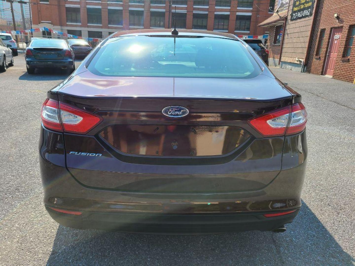 2013 MAROON FORD FUSION S (3FA6P0G76DR) with an 2.5L engine, Automatic transmission, located at 117 North Cameron Street, Harrisburg, PA, 17101, (717) 963-8962, 40.267021, -76.875351 - Photo#3