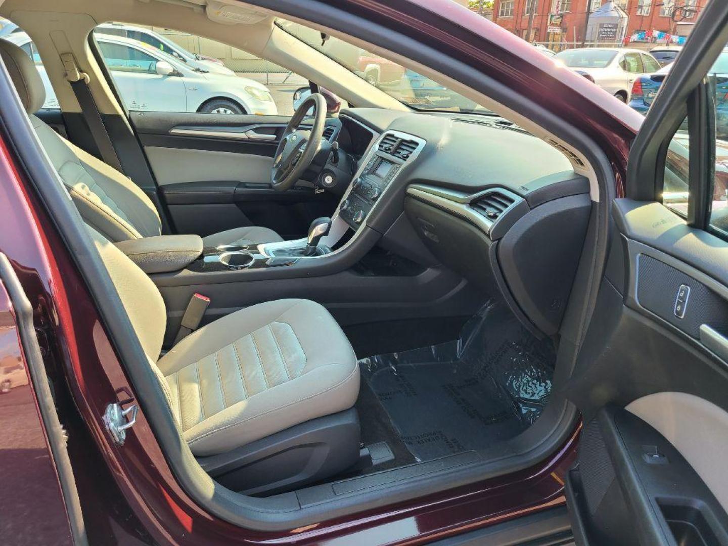 2013 MAROON FORD FUSION S (3FA6P0G76DR) with an 2.5L engine, Automatic transmission, located at 117 North Cameron Street, Harrisburg, PA, 17101, (717) 963-8962, 40.267021, -76.875351 - Photo#8