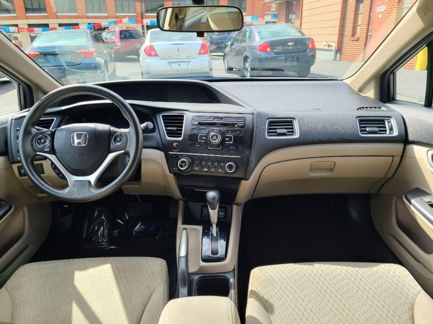 2015 BROWN HONDA CIVIC LX (19XFB2F56FE) with an 1.8L engine, Continuously Variable transmission, located at 7981 Paxton Street, Harrisburg, PA, 17111, (717) 561-2926, 40.261490, -76.749229 - Photo#9