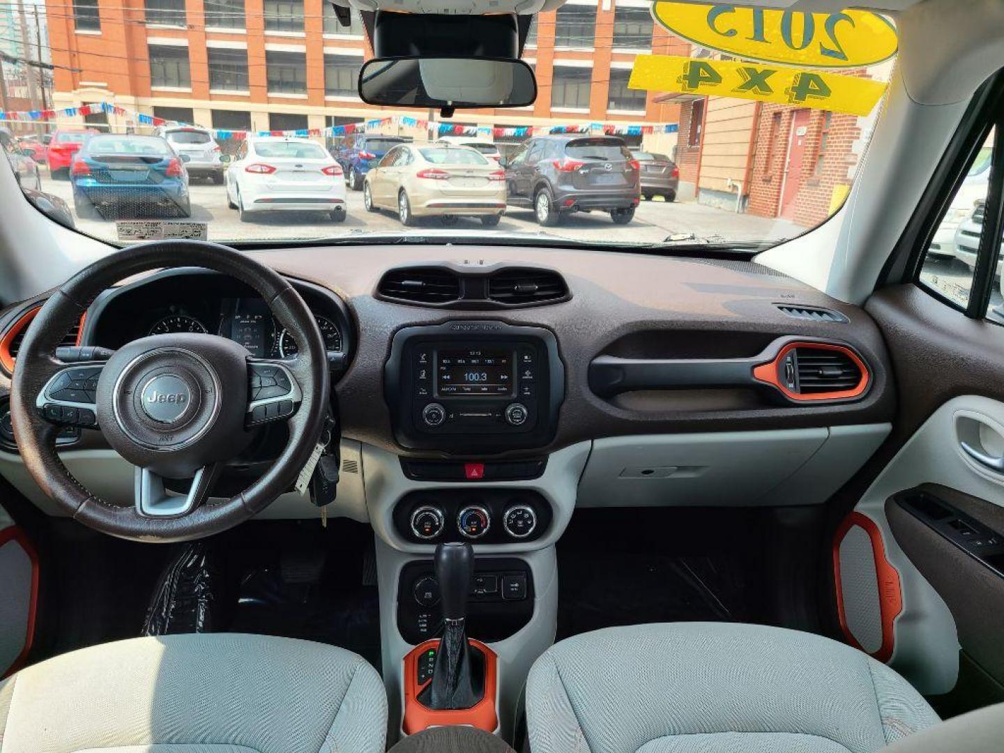 2015 SILVER JEEP RENEGADE LATITUDE (ZACCJBBTXFP) with an 2.4L engine, Automatic transmission, located at 7981 Paxton Street, Harrisburg, PA, 17111, (717) 561-2926, 40.261490, -76.749229 - WE FINANCE!!! Good Credit/ Bad Credit/ No Credit - ALL Trade-Ins Welcomed!!! ***Guaranteed Credit Approval*** APPLY ONLINE or CALL us TODAY ;) Internet Prices and Marketplace Prices are SPECIAL discounted ***CASH DEALS*** Retail Prices are higher. Please call us to discuss your cash and finan - Photo#9