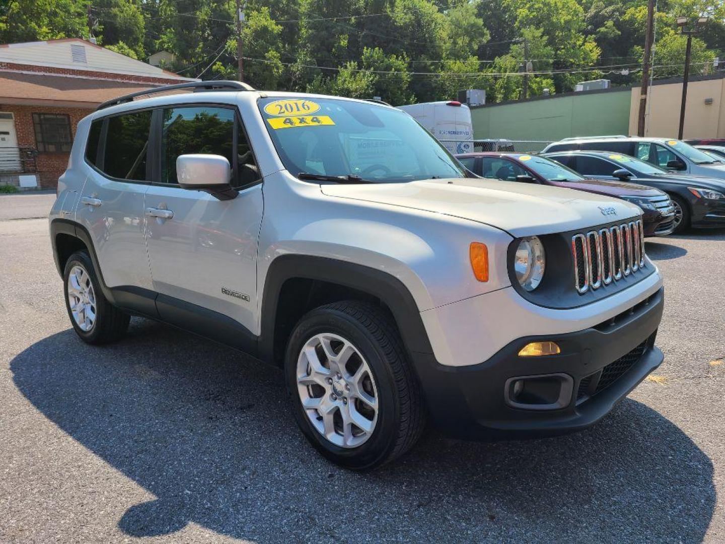 2016 SILVER JEEP RENEGADE LATITUDE (ZACCJBBT3GP) with an 2.4L engine, Automatic transmission, located at 7981 Paxton Street, Harrisburg, PA, 17111, (717) 561-2926, 40.261490, -76.749229 - Photo#6