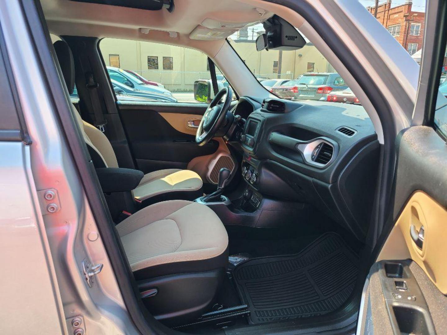 2016 SILVER JEEP RENEGADE LATITUDE (ZACCJBBT3GP) with an 2.4L engine, Automatic transmission, located at 7981 Paxton Street, Harrisburg, PA, 17111, (717) 561-2926, 40.261490, -76.749229 - Photo#8