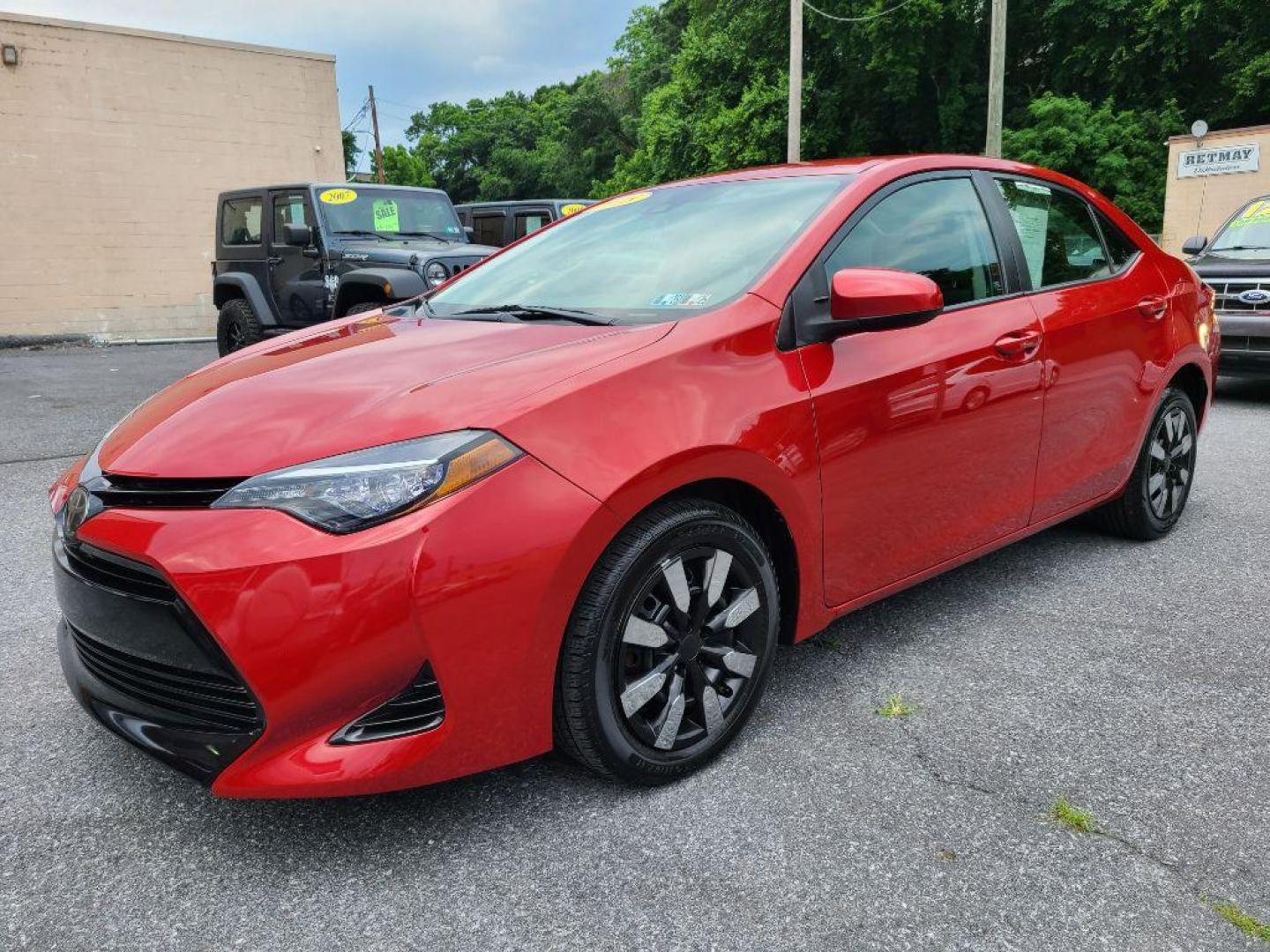 2018 RED TOYOTA COROLLA LE (2T1BURHE5JC) with an 1.8L engine, Continuously Variable transmission, located at 117 North Cameron Street, Harrisburg, PA, 17101, (717) 963-8962, 40.267021, -76.875351 - WE FINANCE!!! Good Credit/ Bad Credit/ No Credit - ALL Trade-Ins Welcomed!!! ***Guaranteed Credit Approval*** APPLY ONLINE or CALL us TODAY ;) Internet Prices and Marketplace Prices are SPECIAL discounted ***CASH DEALS*** Retail Prices are higher. Please call us to discuss your cash and finan - Photo#0